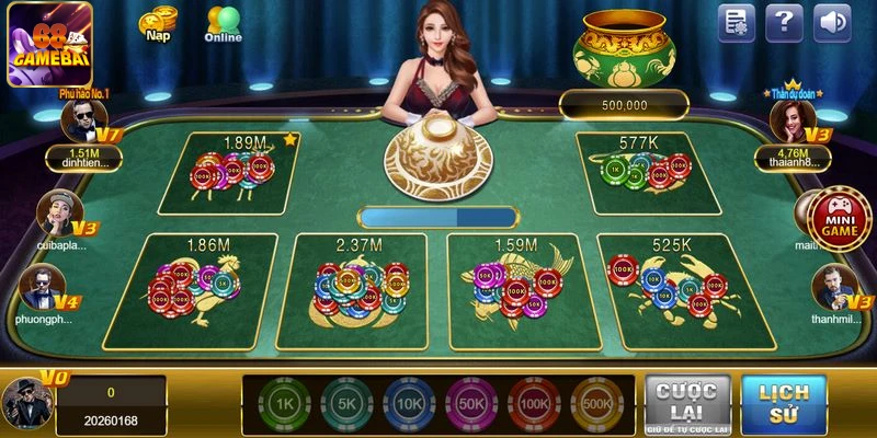 Trò chơi dân gian cực thú vị trên 68 game bài